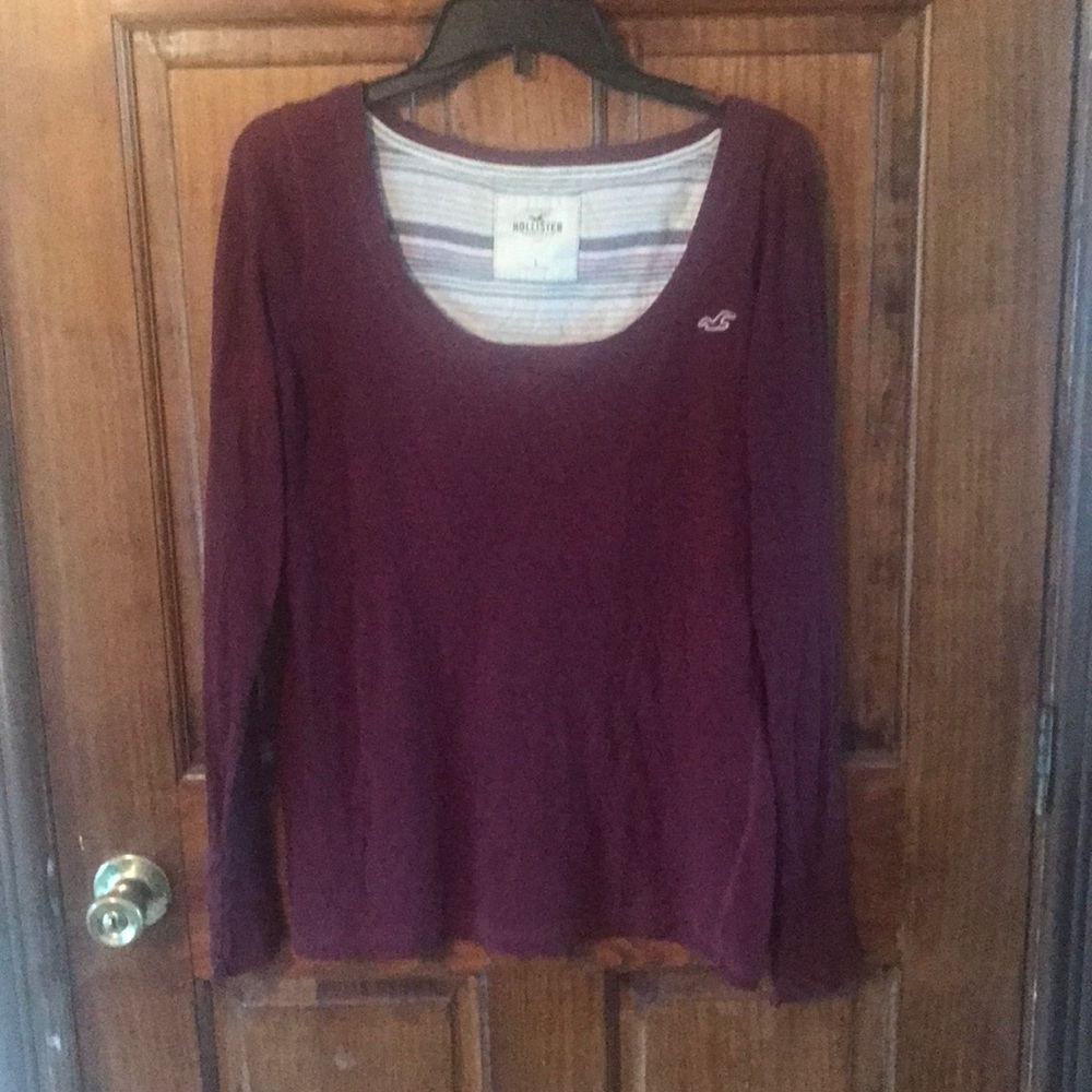 Hollister women’s long sleeve top, size large